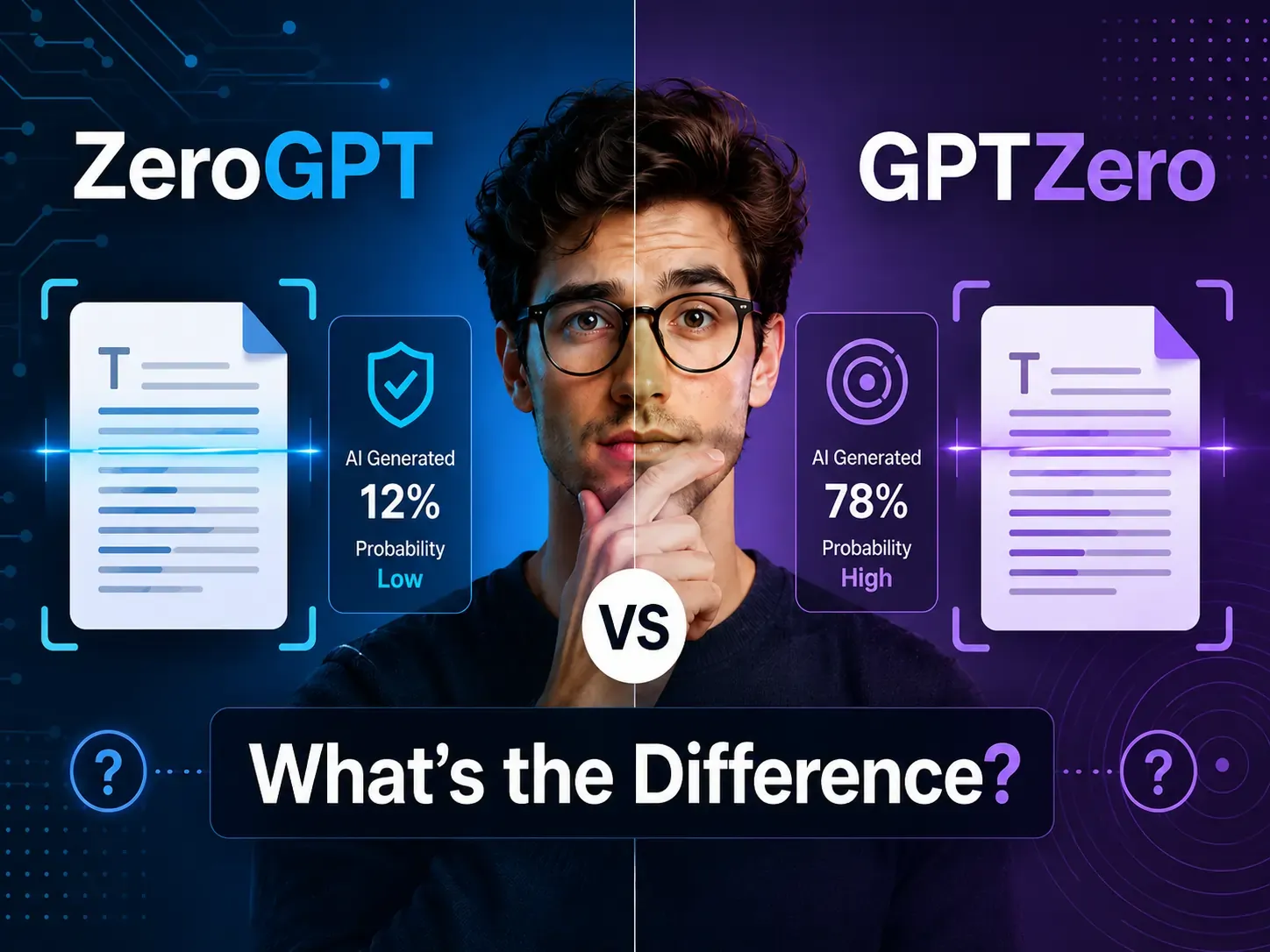 GPTZero vs ZeroGPT: What's the Difference in 2026?